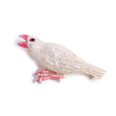 ブローチ　Palnart Poc 文鳥 日本製 ハンドメイド【取り寄せ品】（2511604800）