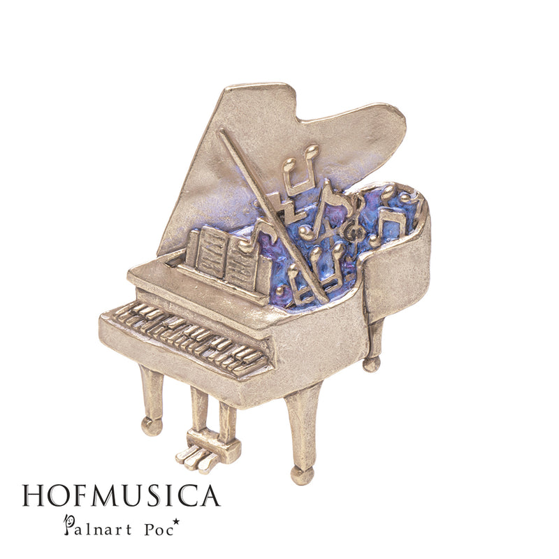 ブローチ　HOFMUSICA ピアノホール 日本製 ハンドメイド【取り寄せ品】（2511605000）