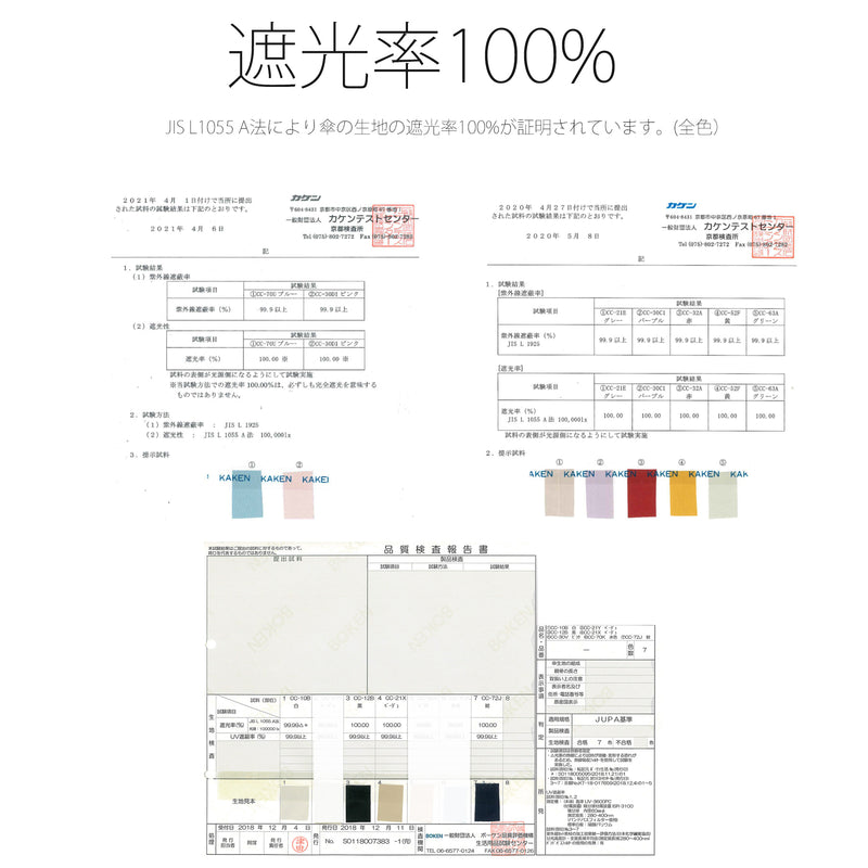 【 日傘 utatane 100％遮光 UV遮蔽率99.9％以上 一級遮光 晴雨兼用 ペイズリー インド更紗柄 バンブーハンドル タッセル付 】 折りたたみ 3段 55cm 内ストラップ付【キットB】 （2512611801）